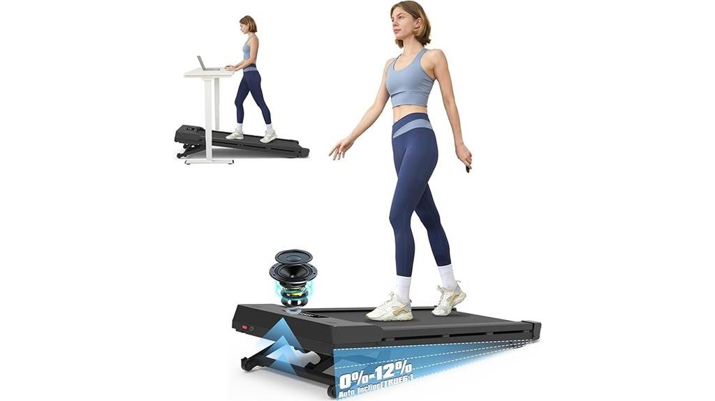 incline treadmill with speakers