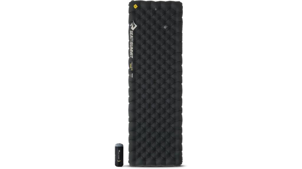 insulated rectangular sleeping pad