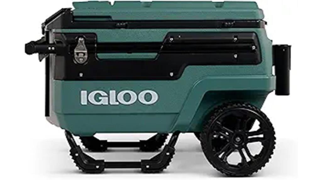 insulated wheeled ice chest