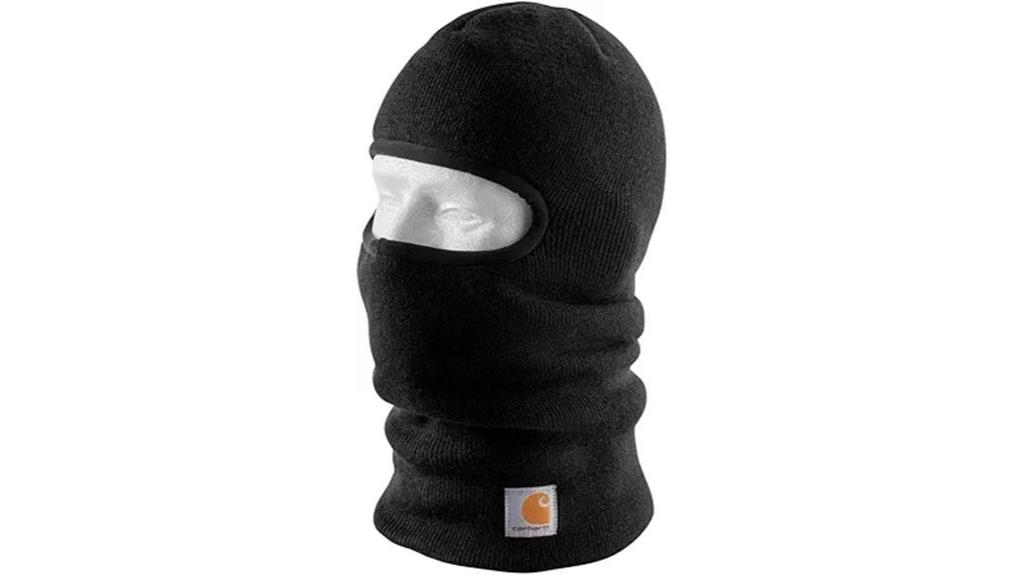 knit insulated face mask