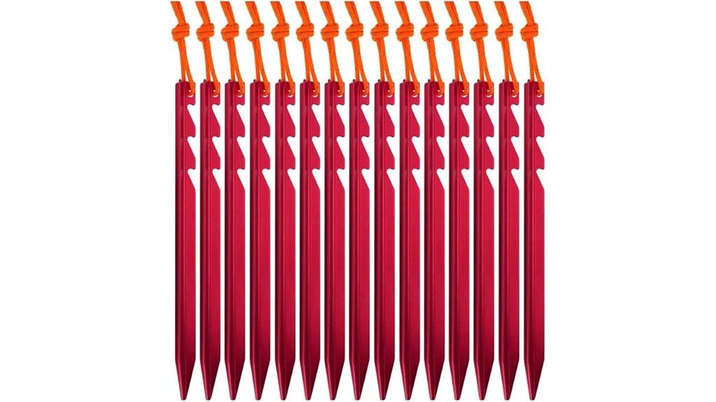 lightweight aluminum tent stakes