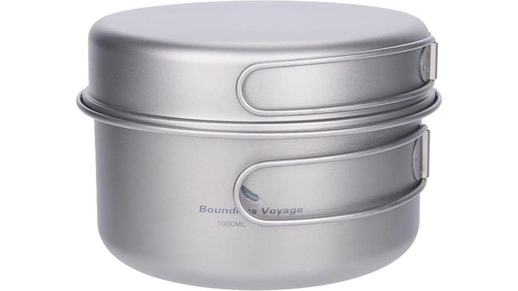 lightweight camping cookware set
