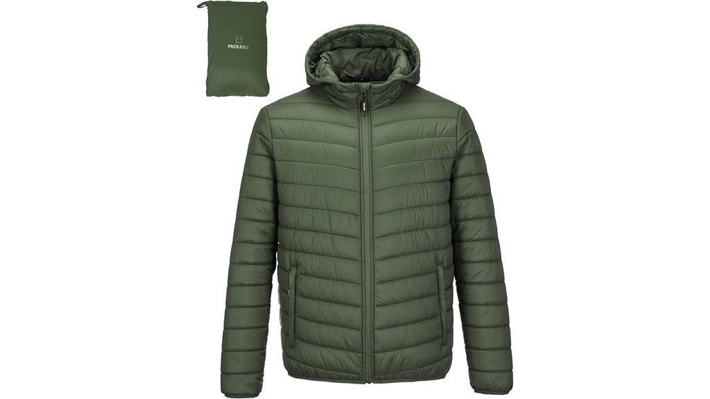 lightweight packable hooded jacket