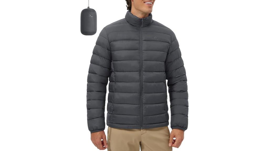 lightweight packable puffer jacket