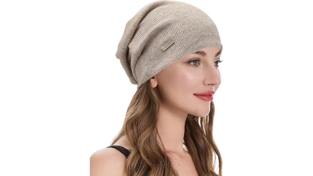 lightweight slouchy beanie hat