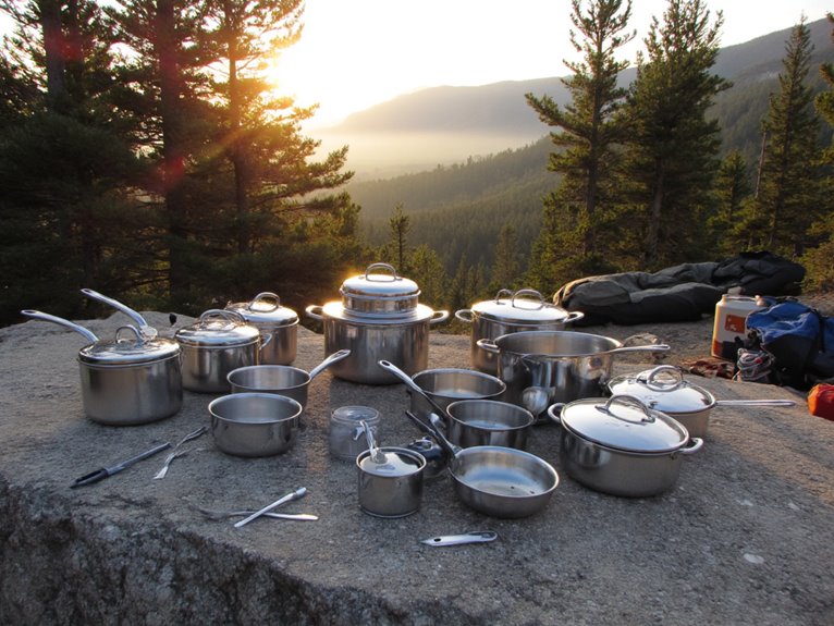 lightweight titanium cookware sets