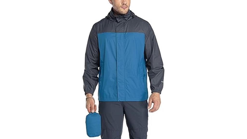 lightweight waterproof rain jacket