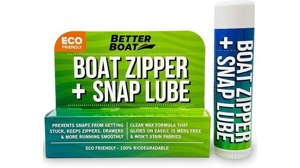 marine grade zipper lubricant