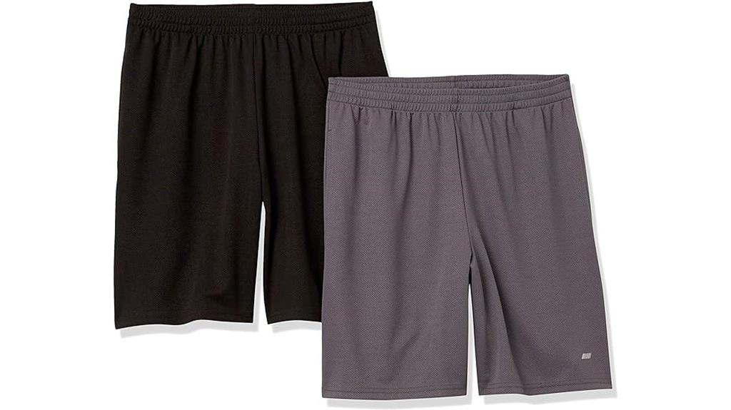 men s loose fit tech shorts
