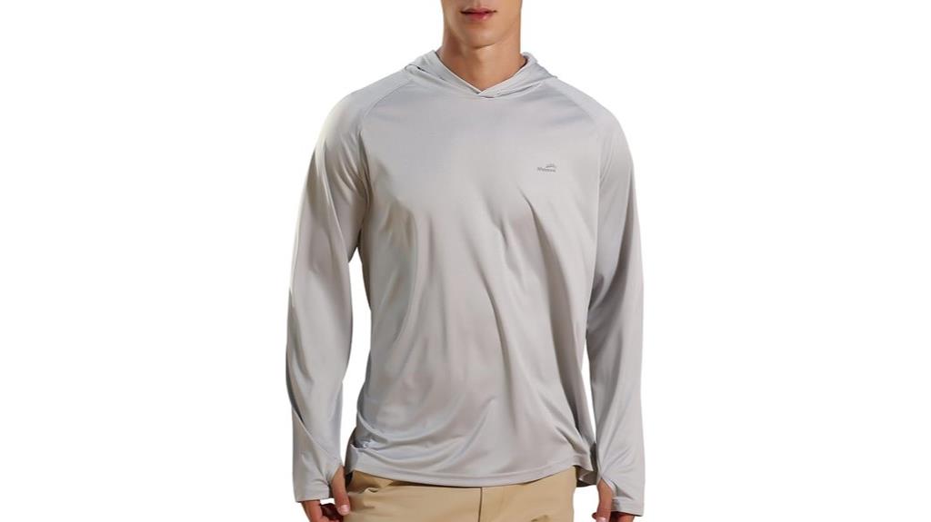 men s sun protection hoodie