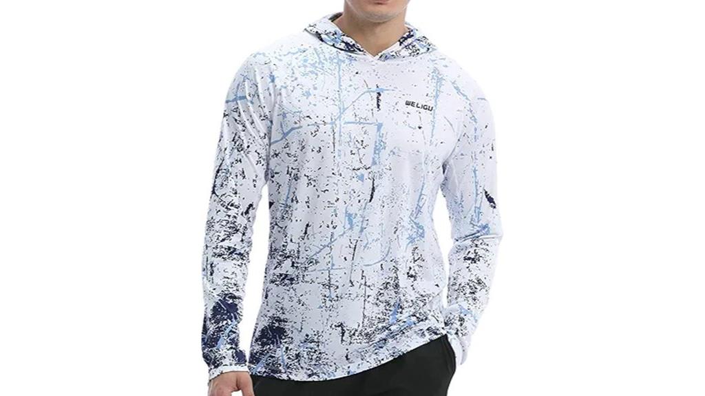 men s sun protection hoodie