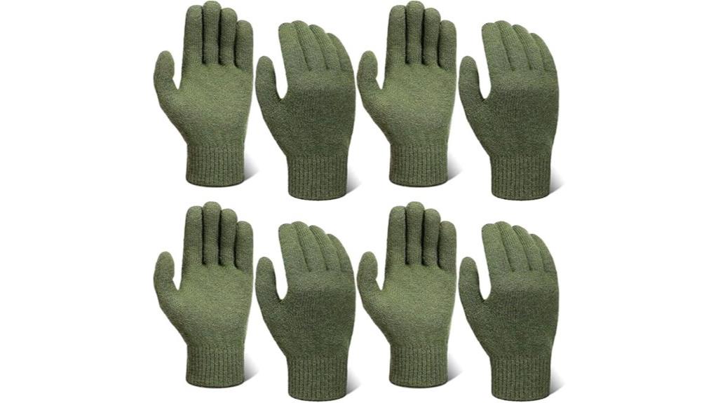 men s wool gloves set