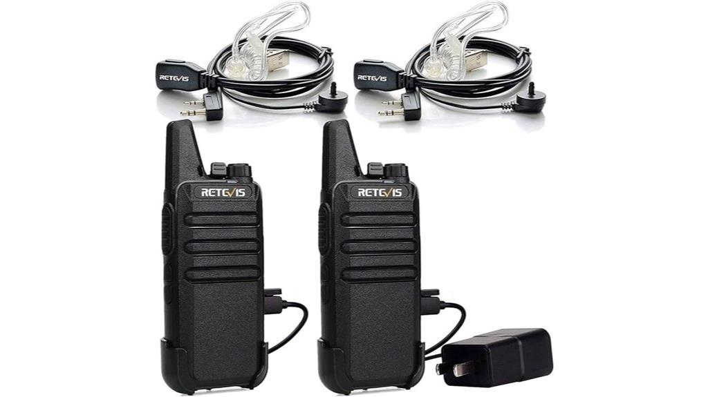 mini 2 way radios pack