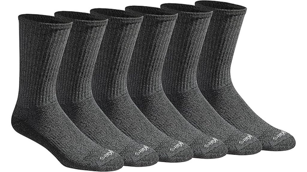 moisture control crew socks