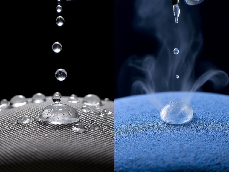 moisture management performance comparison