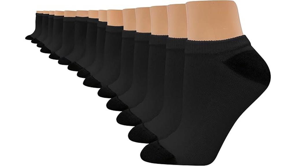 moisture wicking no show socks
