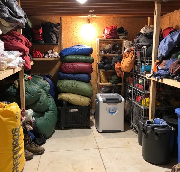 mold prevention for storage