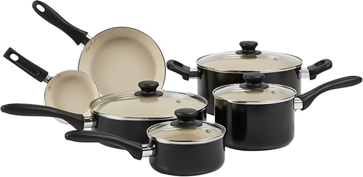 non stick ceramic cookware set