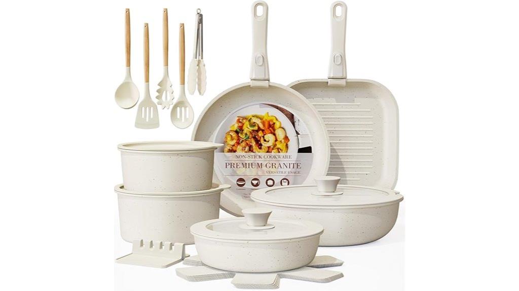 non stick cookware with versatility