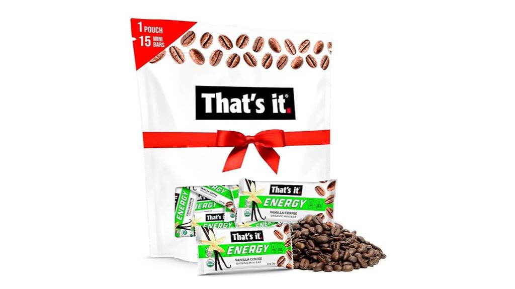 organic energy coffee bars