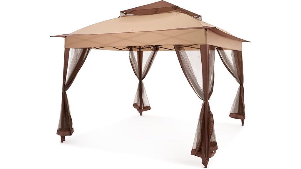outdoor mosquito net gazebo
