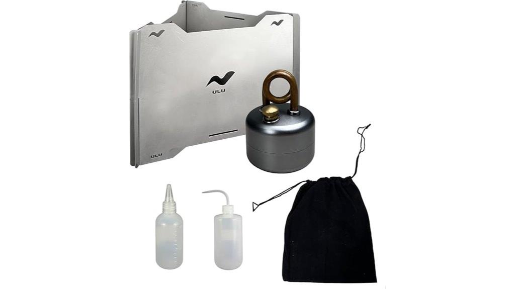 portable camping stove set