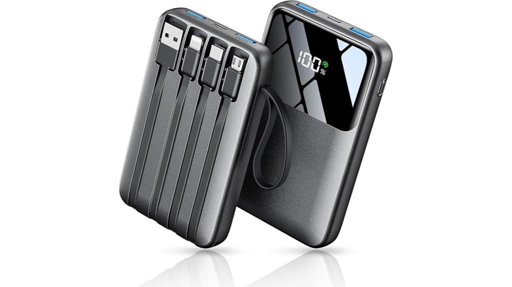 portable charger with display