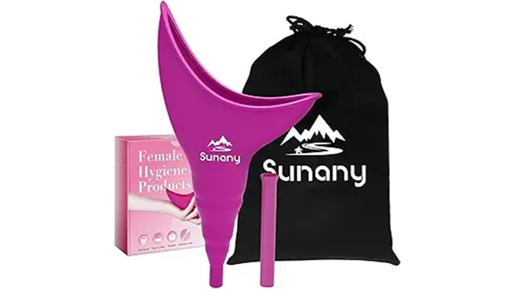 portable female urinal funnel