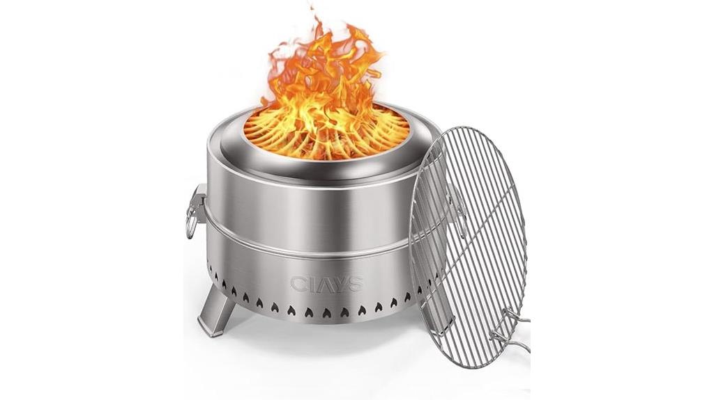 portable smokeless fire pit