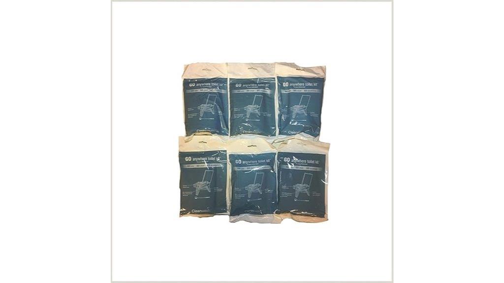 portable toilet waste bags