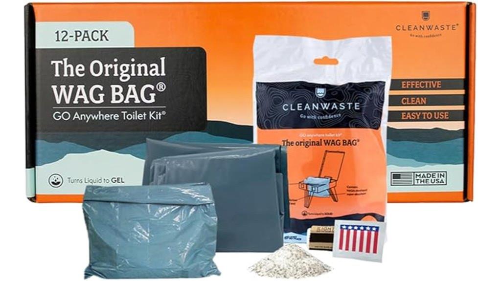 portable toilet waste bags