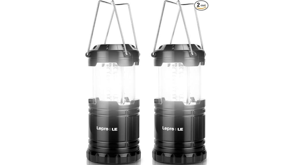 portable water resistant lanterns