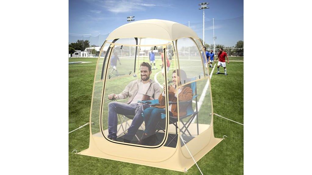 portable weather protection tent