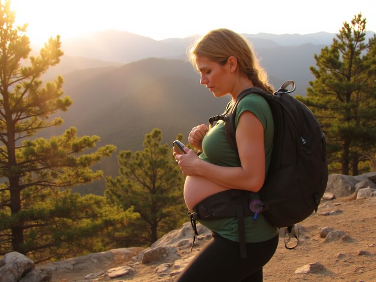 pregnant hiking safety tips