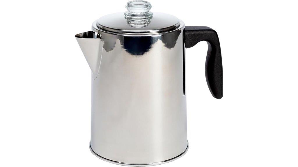 premium stainless steel percolator