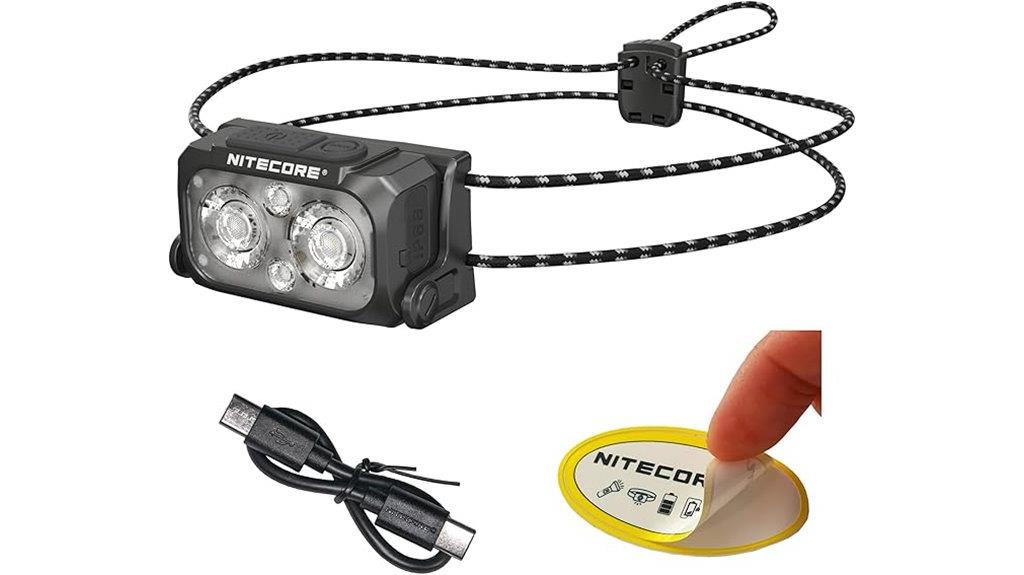 rechargeable 400 lumen headlamp