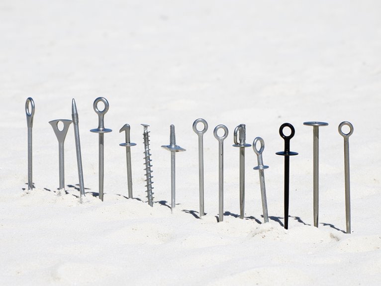 reliable tent stakes for sand