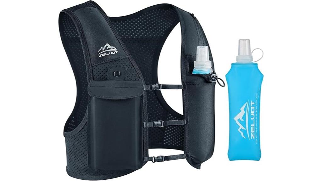 running vest with flask