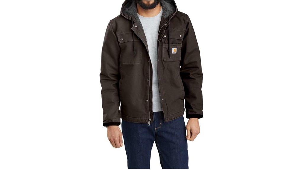 sherpa lined men s jacket