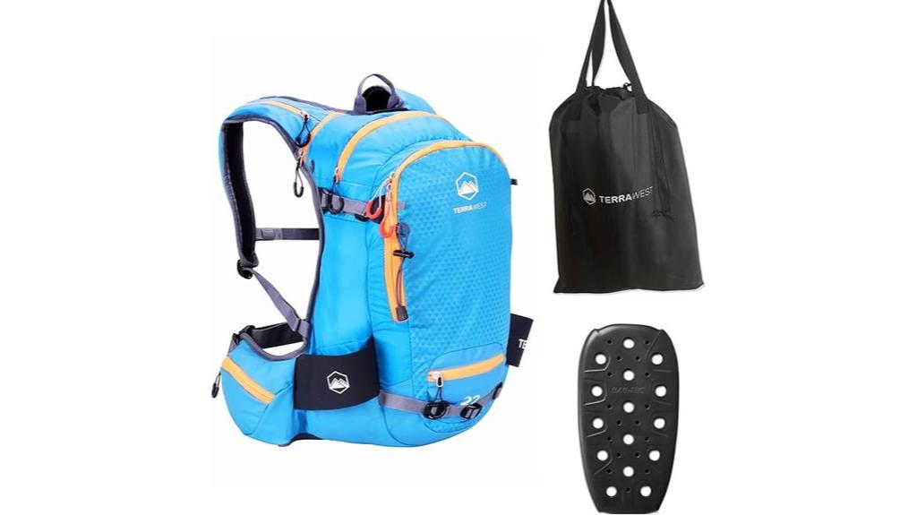 ski backpack with protection