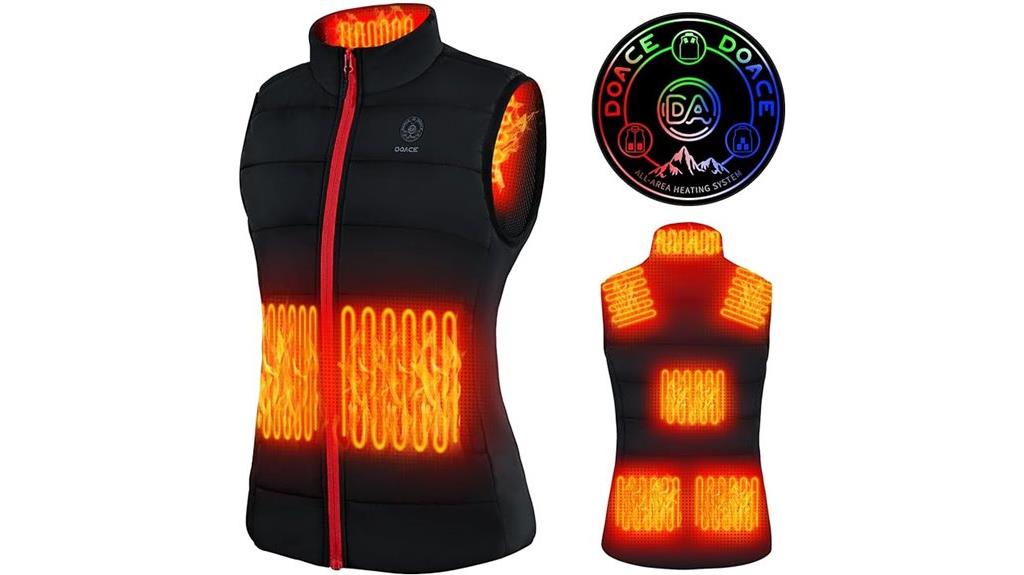 smart heated vest wearable