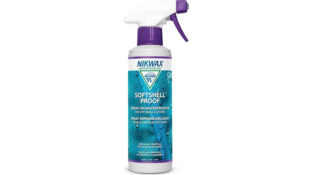 softshell waterproofing spray treatment