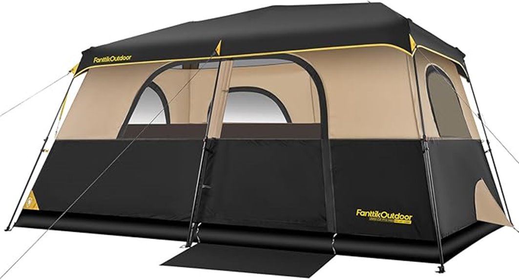 spacious instant cabin tent