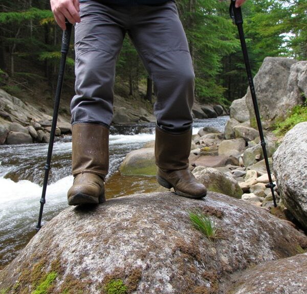 steep descents and crossings