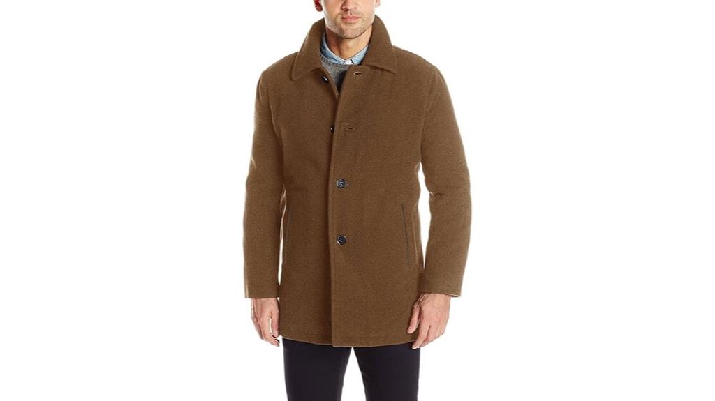 stylish wool car coat