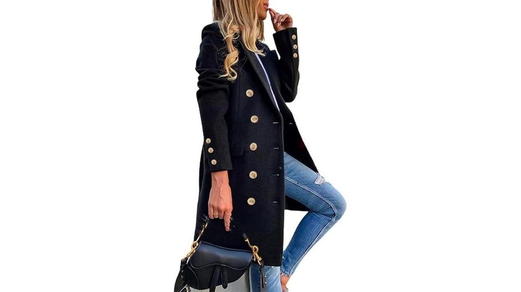 stylish wool trench coat
