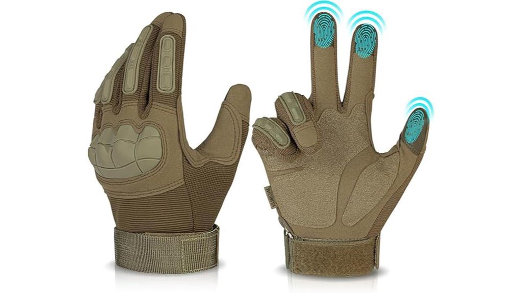 tactical touchscreen motorcycle gloves