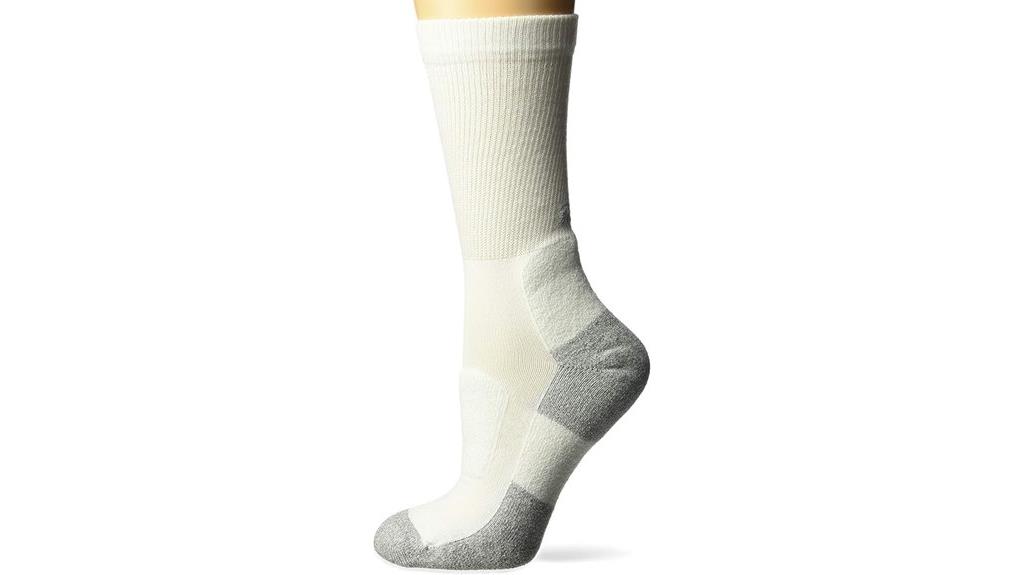thin cushioned walking socks