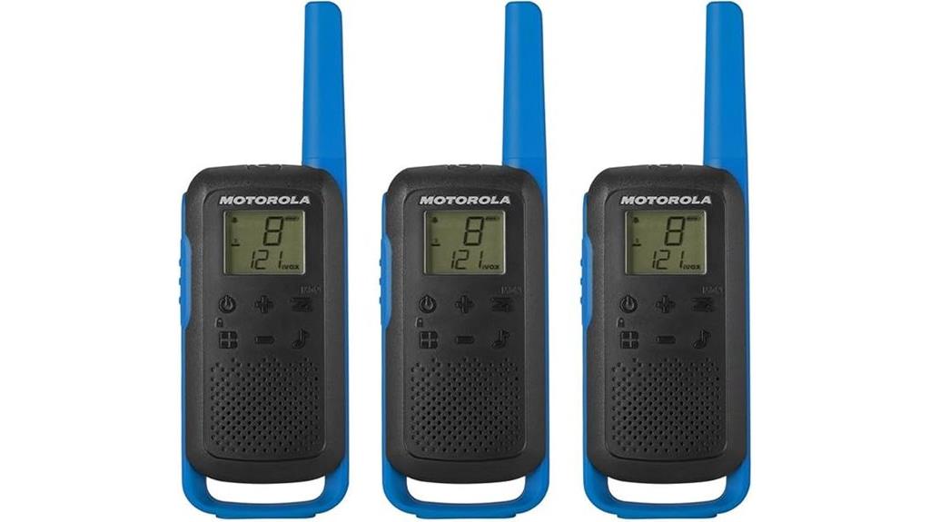 three pack two way radios