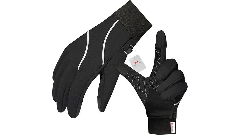 touch screen anti slip gloves